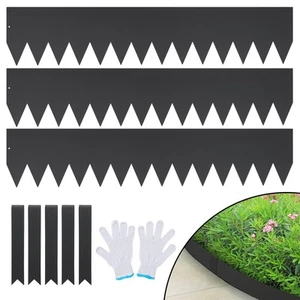 Steel Landscape Edging 3-pack Steel Garden Edging Borders 40" L x 8" H - Picture 1 of 12