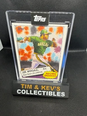 Caja de zapatos Topps 2025 de Andy Friedman - Stock de lona cubierta Joe Morgan Foto 1 de 2