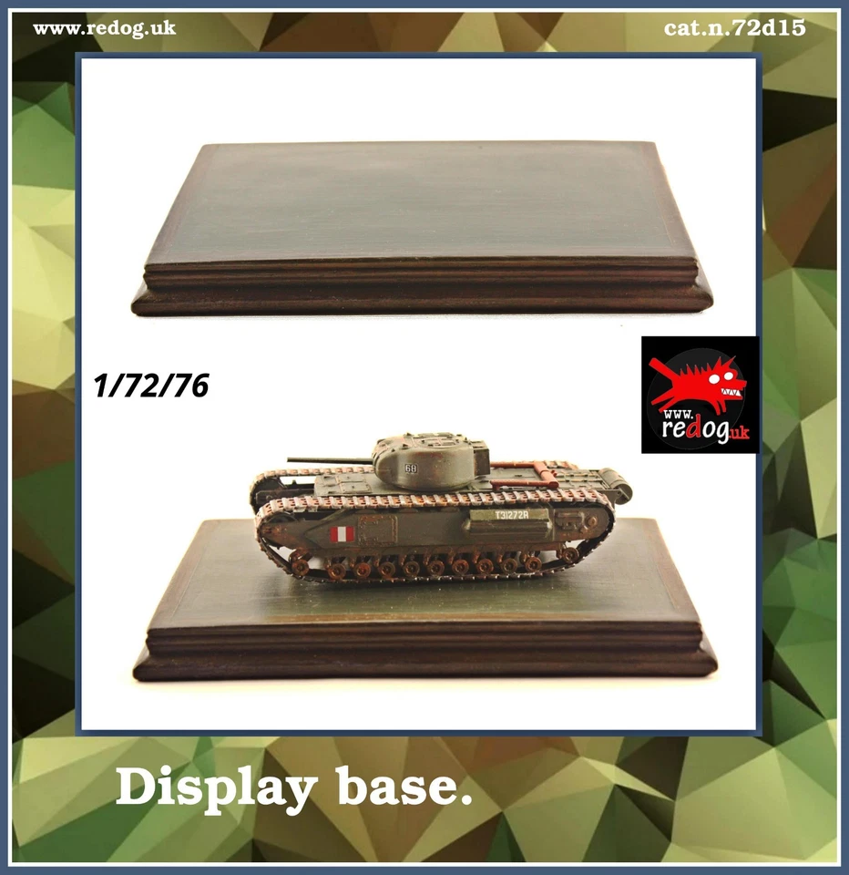 Redog 1/72  Exhibition  Display Base For  Scale Models/Vehicles. D15 - Image 1 of 1