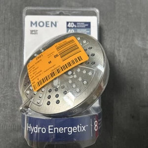 MOEN 8 patrones de pulverización con 1,75 GPM 4,75 pulgadas Cabezal de ducha fijo de montaje en pared individual - Imagen 1 de 1