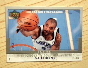 2007-08 Upper Deck Prima Edizione Dietro il Vetro Carlos Boozer Utah Jazz #BG-BO - Foto 1 di 4