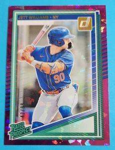 MLB - Jett Williams (RC) - Purple Ice #167 - 2025 Donruss - Picture 1 of 2