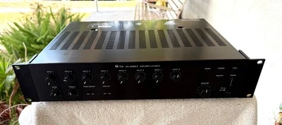 TOA MODEL A-912MK2 120-WATT, 8-INPUT COMMERCIAL MIXER/AMPLIFIER WITH 2 MODULES - Image 1 of 4