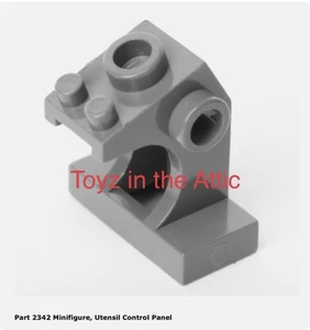 Lego 1x 2342 Light Gray Minifigure, Utensil Control Panel Space 80’s - Picture 1 of 1