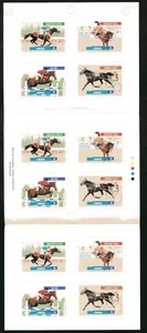 CANADA 1999, RACING, PERFORMING HORSES, Scott 1798b COMPLETE BOOKLET , MNH - Picture 1 of 1
