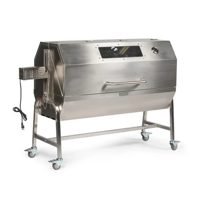 Ash & Ember 25 Watt Stainless Steel BBQ Rotisserie Grill, Rated 125 LB - Image 1 of 4