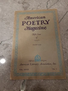 American Poetry Magazine. Fifth issue of 1946. Founded 1919. - Picture 1 of 6