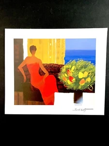 INTERIEUR~EMILE BELLET~2006~SERIOLITHOGRAPH W COA~7”x 9 5/8”NEW UNFRAMED - Picture 1 of 6