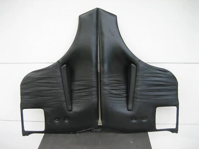 Volvo 260 262 Bertone Coupe conjunto de painel interno traseiro de couro preto raro - Imagem 1 de 4