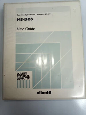 Ollivetti MS-DOS sistemas operativos y biblioteca de idiomas Foto 1 de 4