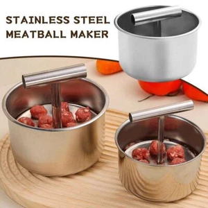 Macchina per polpette in acciaio manuale pressa per alimenti forniture stampo per cucina M3S0 - Foto 1 di 17