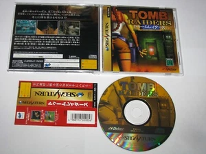 Tomb Raiders (Tomb Raider, Japanese) Sega Saturn Japan import +obi US Seller - Picture 1 of 7