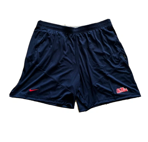 Nike Ole Miss Rebels Dri-FIT Training Shorts Mens 3XL Navy DC5886-419 Cover