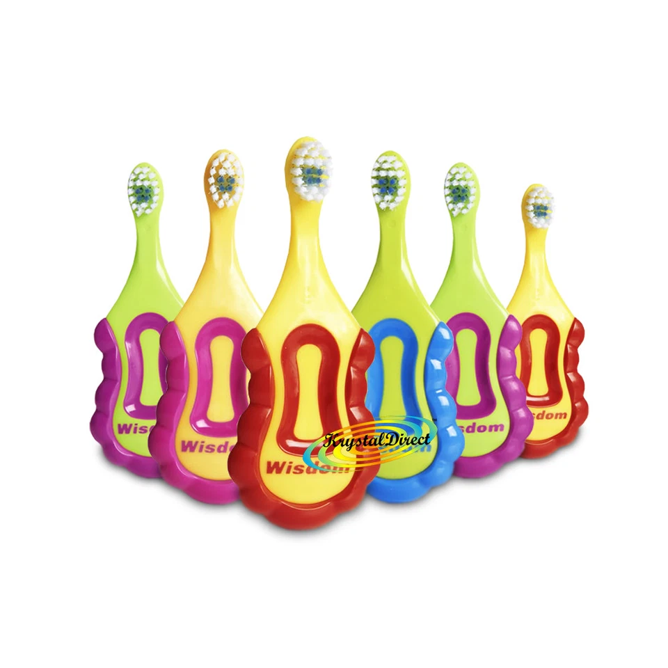 6x Wisdom Step by Step 0-24 Months Baby Boy & Girl Teething Ring Soft Toothbrush - Image 1 of 1