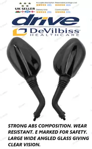 COPPIA SPECCHIETTI SCOOTER DRIVE MEDICAL MOBILITY SI ADATTA ALLA MAGGIOR PARTE DEI MODELLI DRIVE. - Foto 1 di 3