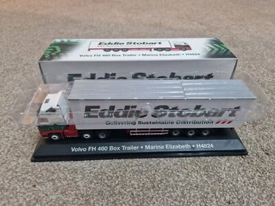 Atlas 1/76 Eddie Stobart Volvo Fh- 460 Scatola Rimorchio Marina Elizabeth H4824 - Immagine 1 di 2