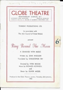 Jean Anouilh "Ring Round The Moon" London Playbill 1950 Paul Scofield - Bild 1 von 1