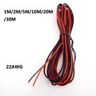 2pin 22awg DC Power Supply Cable Electric Wire PVC Line For 5050 3528 LED Strip