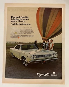 Plymouth Satellite 1968 Life Print Add “And The Beat Goes On” - Picture 1 of 3