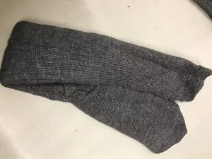 PAR DE CALCETINES 28 LANA DE PUNTO GRIS SIN USAR WEHRMACHT LW PIEZA DE CÁMARA CAJA DE ROPA - Imagen 1 de 10