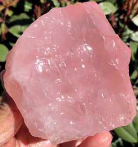 895 g grober Edelstein Rosenquarz groß natürlich Sammlerstücke ia8299 - Bild 1 von 12
