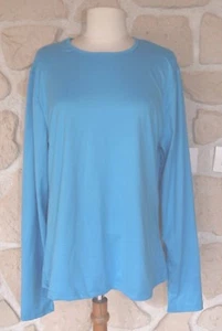 tee-shirt manches longues thermorégulant neuf bleu taille XL marque Arod - Imagen 1 de 2