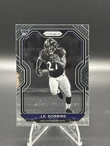 2020 Prizm Rookie RC Negative Variation J.K. Dobbins SP #370 Baltimore Ravens - Picture 1 of 2