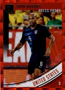 Panini Donruss 173 2018 John Brooks a prueba de prensa rojo - Imagen 1 de 2