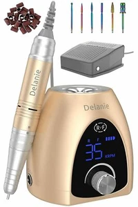 35000RPMElectric Nail File Drill Manicure Machine Pedicure Kit Rechargeable GOLD - Picture 1 of 3
