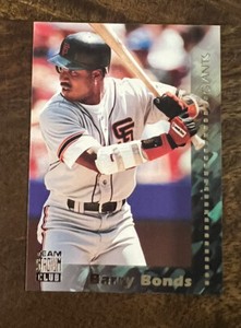 1994 Stadium Club Team #1 Barry Bonds San Francisco Giants