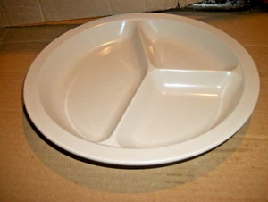 Vintage Anchor Hocking Microware Melamine Microwave Divided Plate #PM486 - Picture 1 of 3
