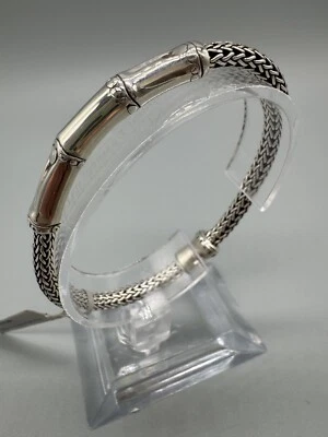 Very Nice NWT John Hardy 925 Sterling Silver Bamboo Station Bracelet 6.5” - Image 1 of 4