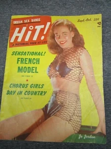 Vintage HIT Magazine Sep/Oct 1951 - JO JORDAN Cover! - Imagen 1 de 5