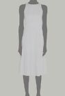 $350 Alice + Olivia Women's Ivory Sleeveless Midi Dress Size 4