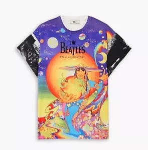 Stella Mccartney T Shirt The Beatles Get Back Printed Cotton Jersey - Picture 1 of 5
