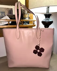 Auténtico Bolso de Mano KATE SPADE Kerri Rosa Cuero Mediano Usado en Excelente Condición - Imagen 1 de 12