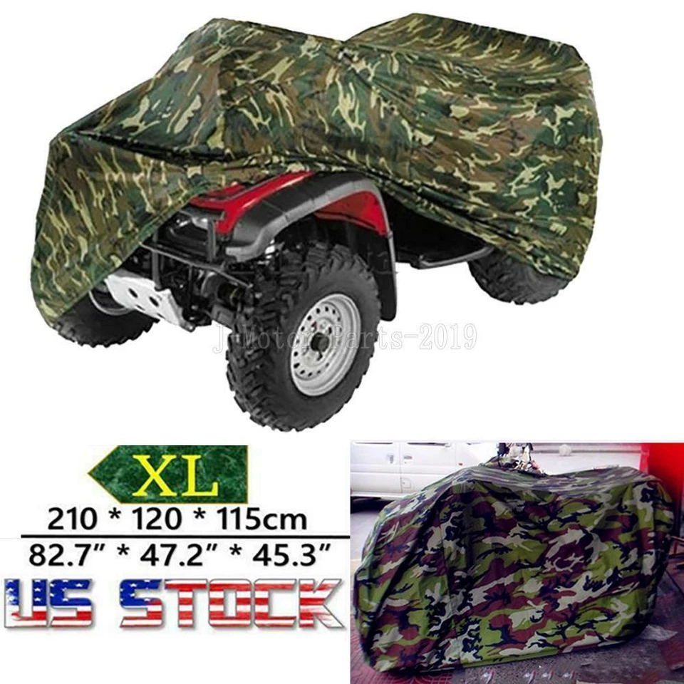 Камуфляжный дождевик XL для квадроциклов Honda Yamaha Can-Am Polaris FUZION MOTOR - Изображение 1 из 4