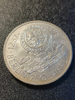 1987-J Germany 10 Mark Berlin 750 Year Anniversary Gem Uncirculated  - Image 1 of 2