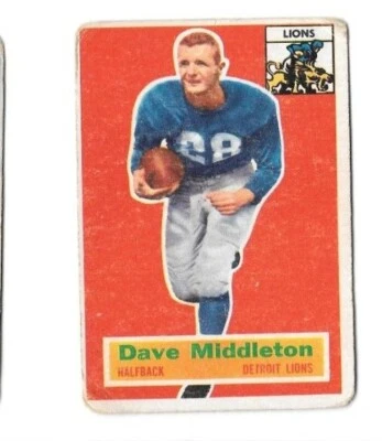 1956 Topps - #68 Dave Middleton (RC) - Image 1 of 2