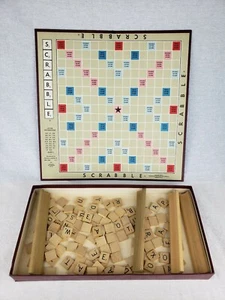 VINTAGE Copyright 1948, 1949, 1953 Scrabble Board Game Selchow Righter Complete - Picture 1 of 10
