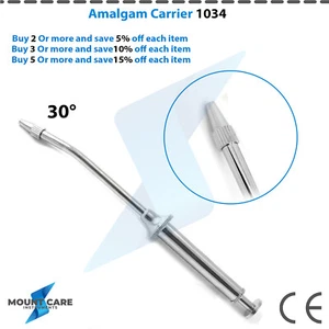 Dental Amalgam Carrier Gun 30º 1034 Syringes Restorative Filling Instruments New - Bild 1 von 7