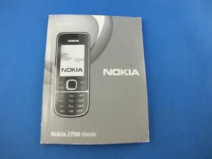 Oryginalna instrukcja obsługi Nokia 2700 classic 2700c Skrócona instrukcja obsługi Niemieckie wskazówki - Zdjęcie 1 z 11