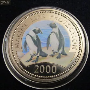 SOMALIA, 25 CHELINES 2000, PINGÜINOS, PRUEBA, SIN CIRCULAR. - Imagen 1 de 2