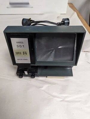 *Piezas* Vintage Wards 301 Super 8 Editor Visor 8mm Montgomery Ward bombilla defectuosa Foto 1 de 3