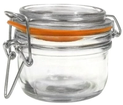 Food Jar Herms Gls 5.4oz  Anchor Hocking Hermes 5.4 oz NEW - Image 1 of 4