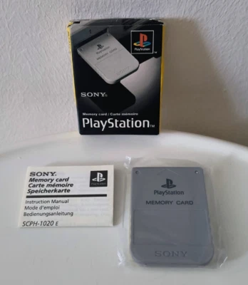 PS1 MEMORY CARD SCPH-1020 SONY Nuovo - Immagine 1 di 4