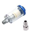 1/4 Water Oil Separator Inline Air Hose Trap Filter For Compressor Spray Paint