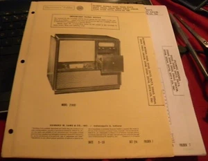 OLYMPIC TV-AM-PHONO COMBO RECEIVER - 13 MODELS (SAMS PHOTOFACT 214-7) - Picture 1 of 1