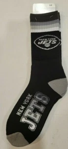 NFL New York Jets Men's Socks, New (PLATINUM DUECE) - Picture 1 of 1