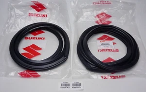 Suzuki SJ410 SJ413 SAMURAI Rubber Seal Weatherstrip Rear Side Quarter Window Set - Picture 1 of 9
